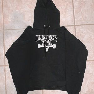 black thrasher hoodie